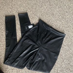 Fashion nova leather leggings